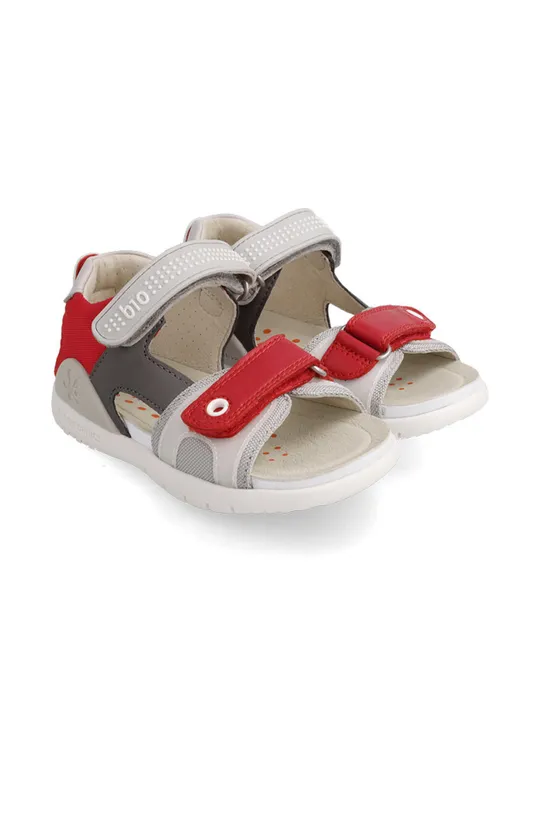 Detské kožené sandále Biomecanics červená