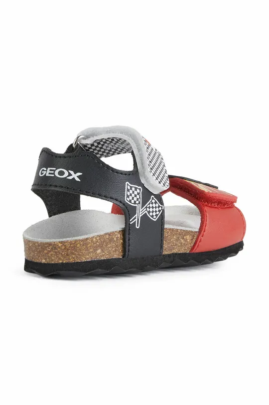 rdeča Geox otroški sandali
