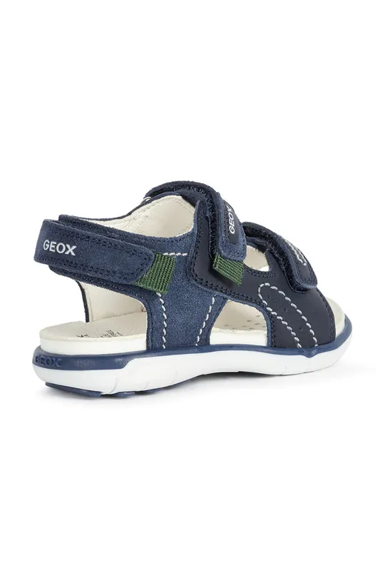 mornarsko modra Geox otroški usnjeni sandali