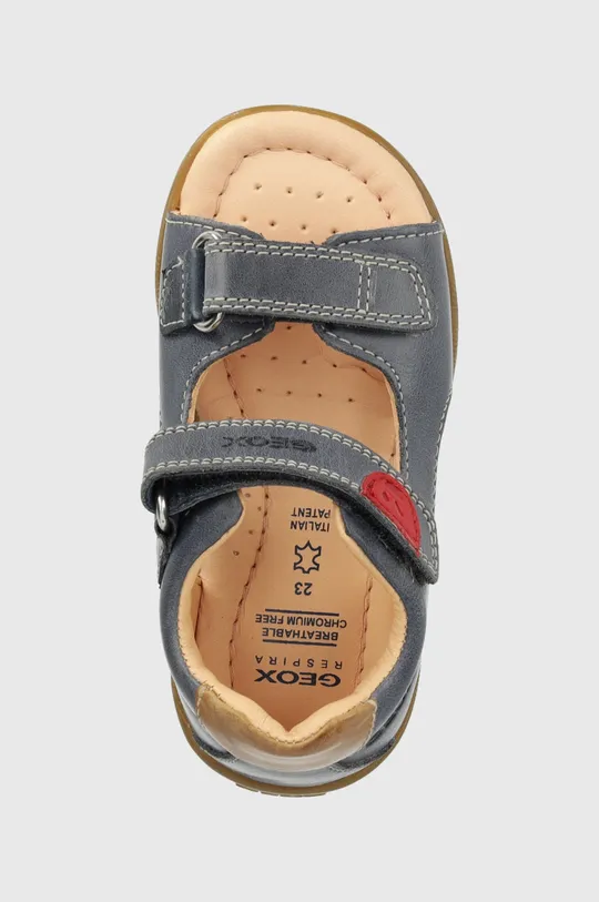 fialová Detské kožené sandále Geox