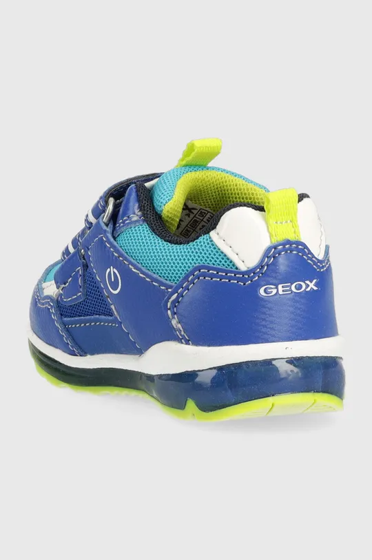 Geox sneakersy dziecięce Cholewka: Materiał syntetyczny, Materiał tekstylny, Wnętrze: Materiał tekstylny, Skóra naturalna, Podeszwa: Materiał syntetyczny