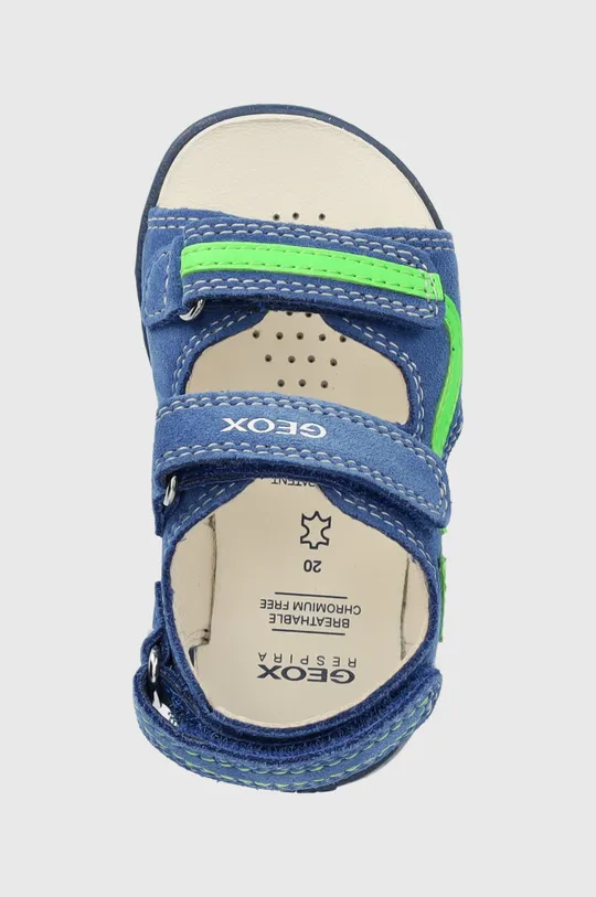 niebieski Geox sandały zamszowe dziecięce