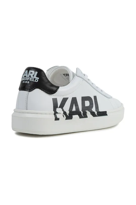 Detské kožené topánky Karl Lagerfeld  Zvršok: Prírodná koža Vnútro: Syntetická látka Podrážka: Syntetická látka