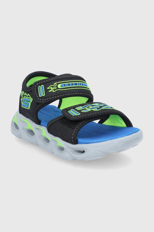 Skechers sandały dziecięce czarny