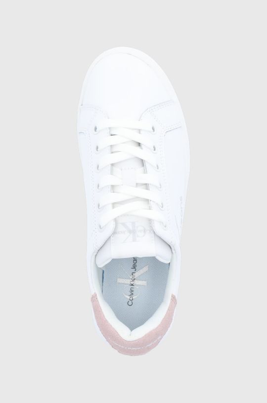 bílá Kožené boty Calvin Klein Jeans