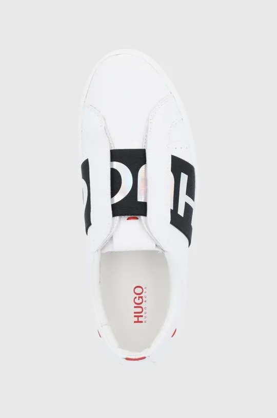 λευκό Hugo - Δερμάτινα παπούτσια