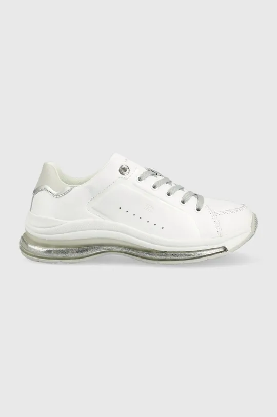 λευκό Δερμάτινα αθλητικά παπούτσια Tommy Hilfiger Γυναικεία