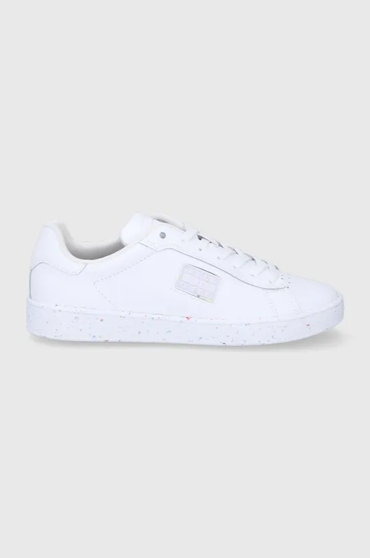 λευκό Δερμάτινα παπούτσια Tommy Jeans Γυναικεία