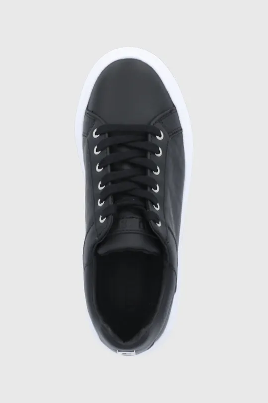 μαύρο Guess - Δερμάτινα παπούτσια