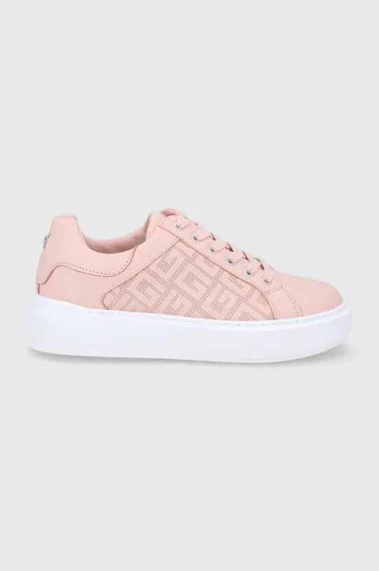 pastelově růžová Guess - Kožené boty Dámský