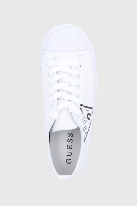 λευκό Πάνινα παπούτσια Guess