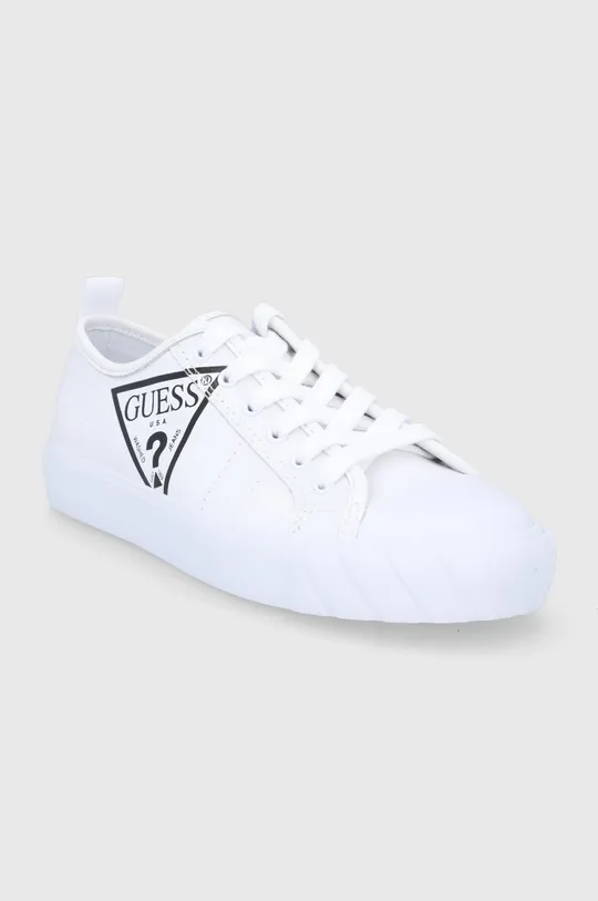Guess - Πάνινα παπούτσια λευκό