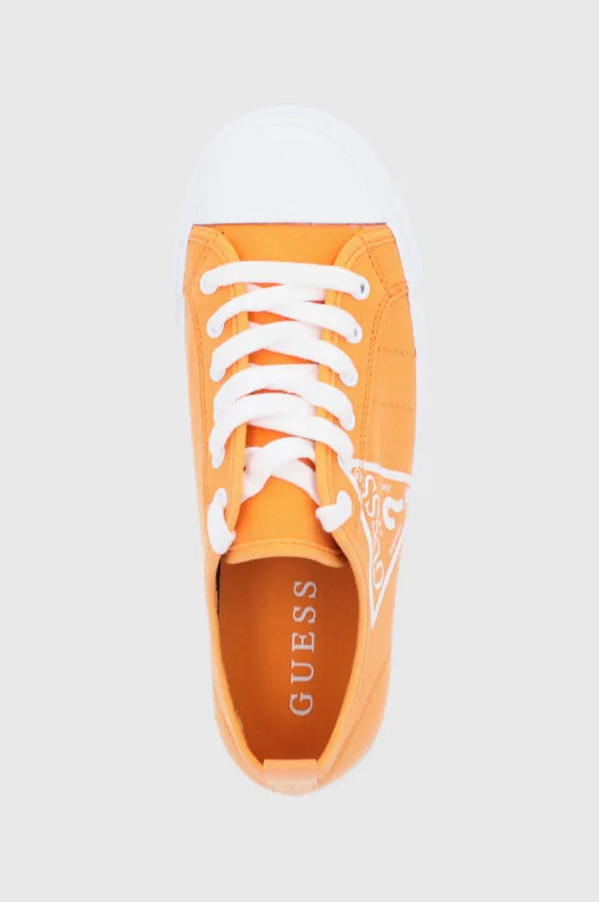 πορτοκαλί Πάνινα παπούτσια Guess