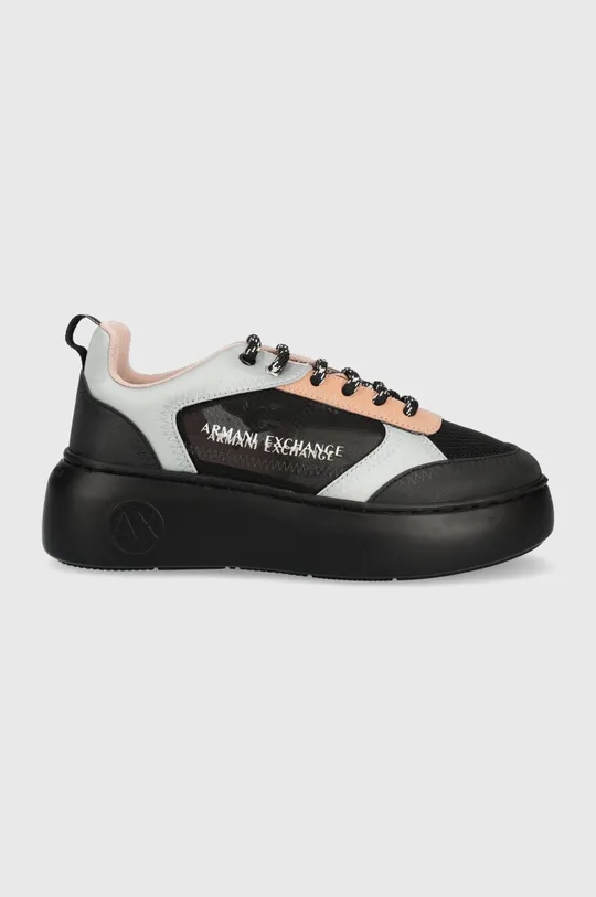 czarny Armani Exchange sneakersy XDX078.XV413.K712 Damski