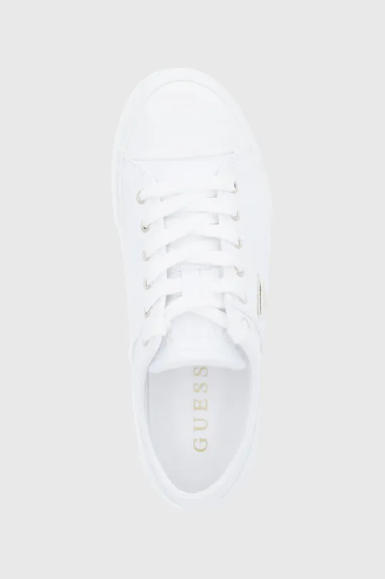 λευκό Πάνινα παπούτσια Guess Pranze