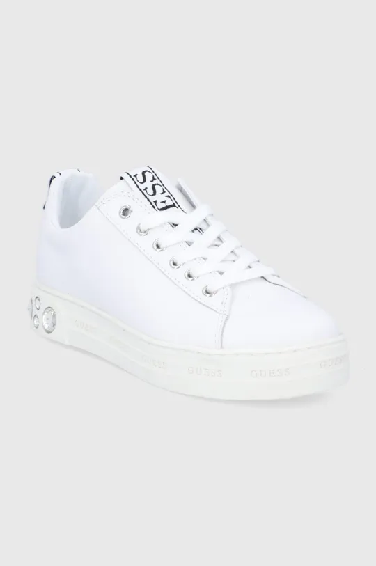 Παπούτσια Guess Rivet λευκό