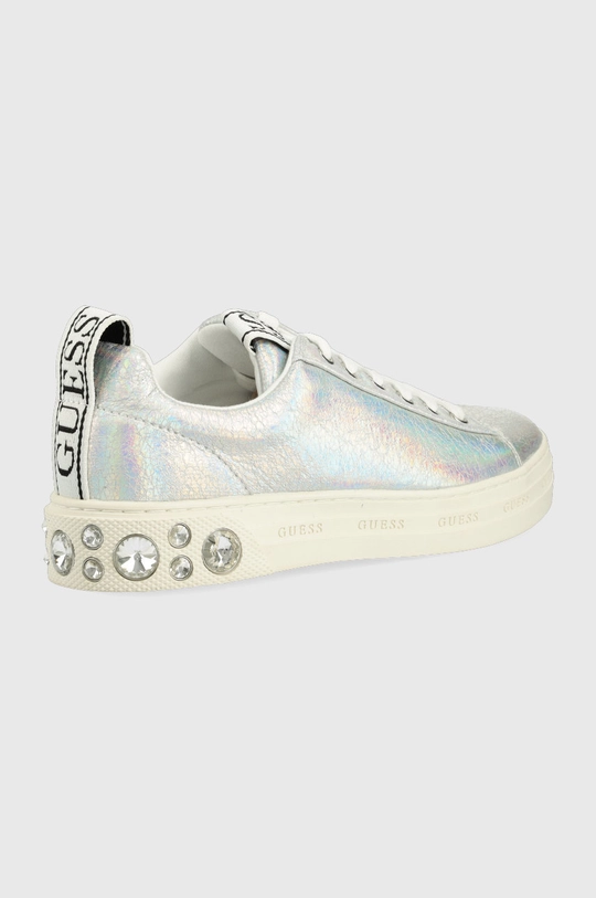 Guess sneakersy RIVET srebrny