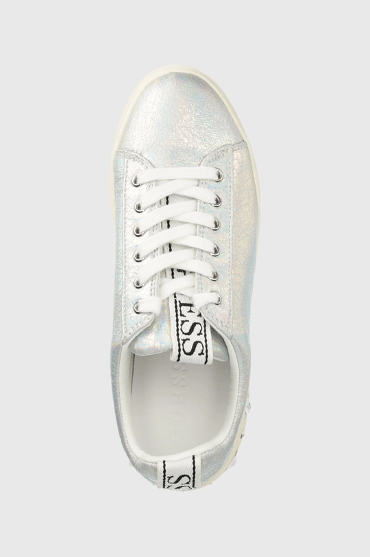 srebrny Guess sneakersy RIVET