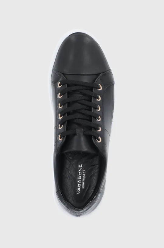 fekete Vagabond Shoemakers bőr cipő Zoe Platform