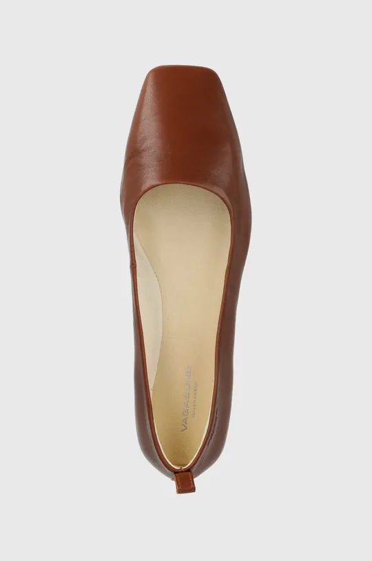 barna Vagabond Shoemakers bőr balerina cipő Delia