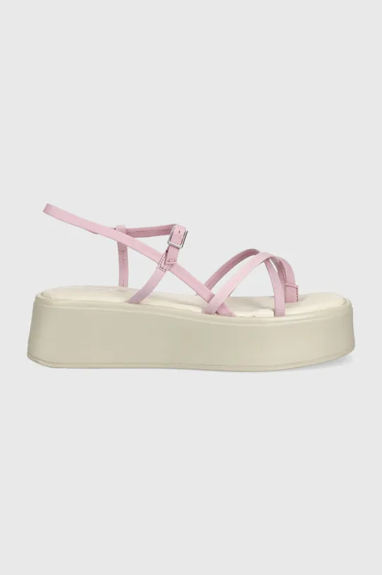 roza Usnjeni sandali Vagabond Shoemakers Courtney Ženski