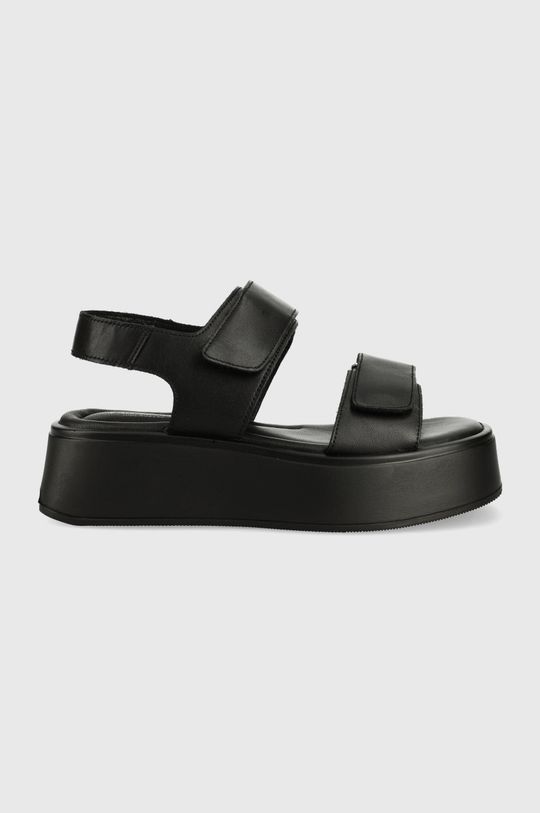 černá Kožené sandály Vagabond Courtney Dámský