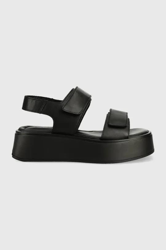 čierna Kožené sandále Vagabond Shoemakers Courtney Dámsky