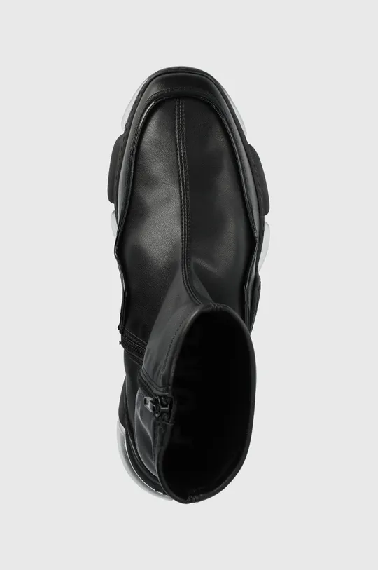 μαύρο Δερμάτινα αθλητικά παπούτσια Furla