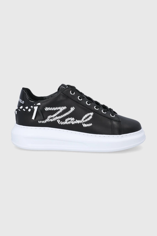 czarny Karl Lagerfeld Buty skórzane KAPRI KL62572.000 Damski