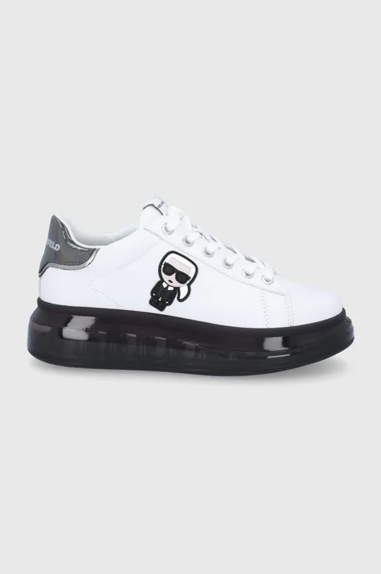 λευκό Δερμάτινα παπούτσια Karl Lagerfeld KAPRI Γυναικεία