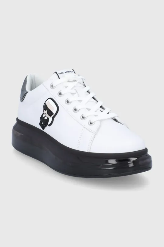 Kožne cipele Karl Lagerfeld $nzKodProduktu bijela