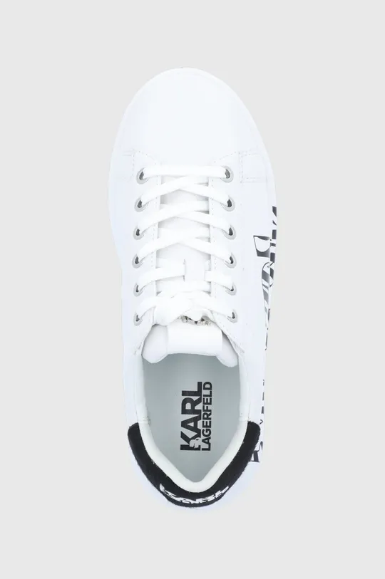 bijela Kožne cipele Karl Lagerfeld Kapri