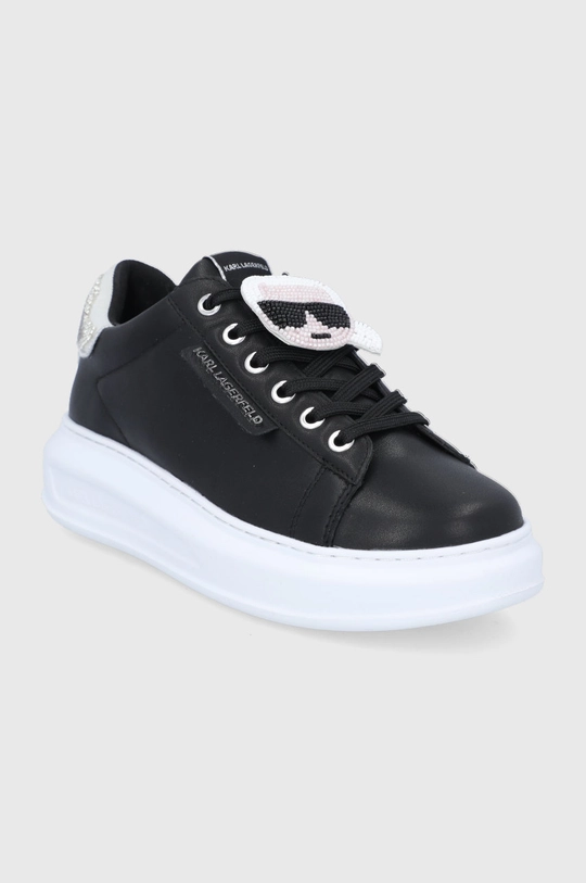 Karl Lagerfeld Buty skórzane KAPRI KL62576A.00S czarny