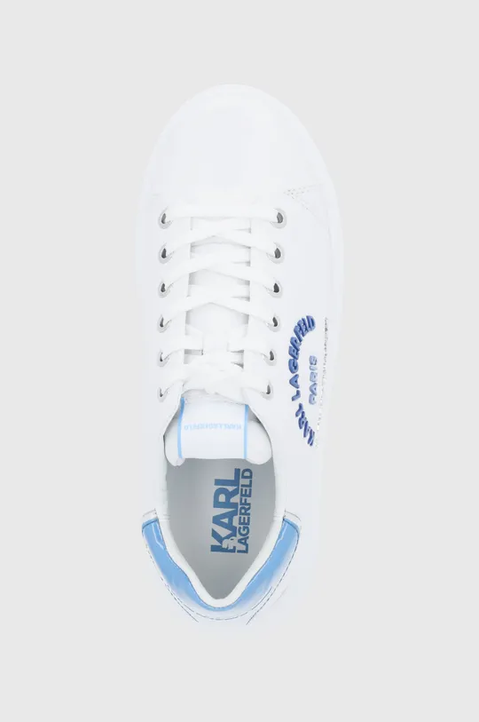λευκό Karl Lagerfeld - Δερμάτινα παπούτσια