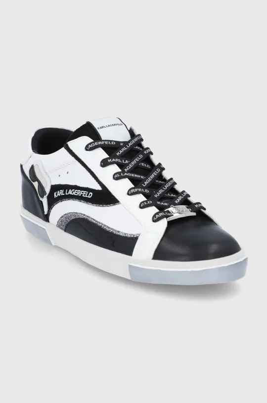 Karl Lagerfeld buty skórzane SKOOL KL60134.010 biały