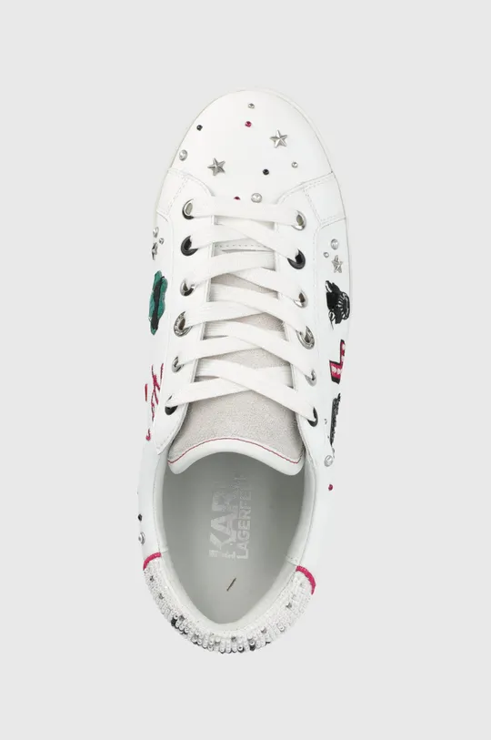 λευκό Δερμάτινα παπούτσια Karl Lagerfeld Skool