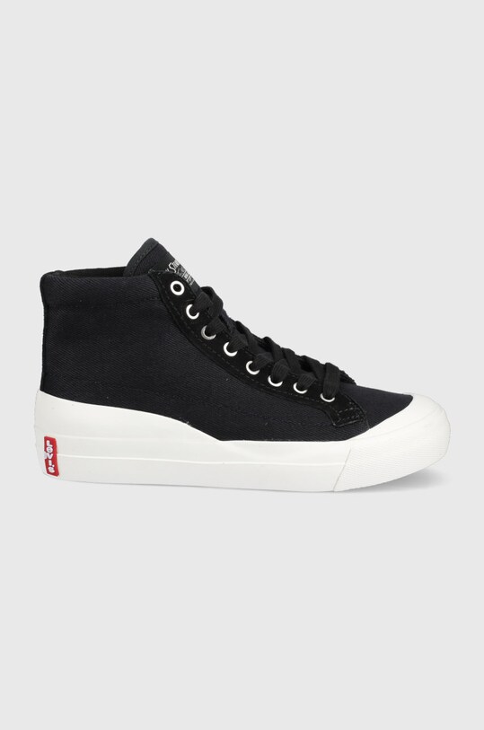 Кеды Levi's Ls1 High S женские цвет чёрный | ANSWEAR.ua