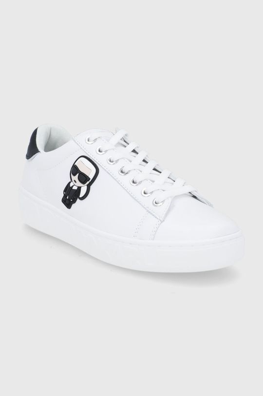 Karl Lagerfeld buty skórzane KUPSOLE III KL61030A.011 biały