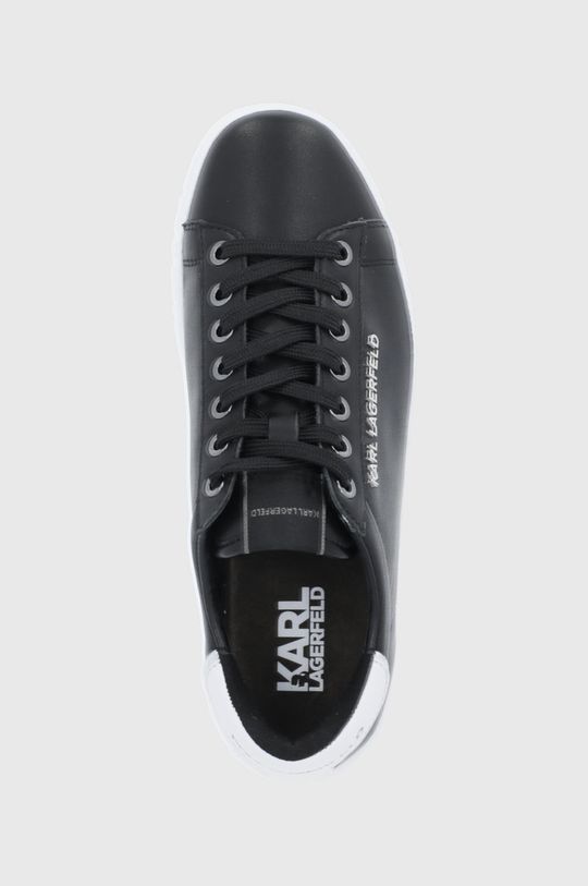 czarny Karl Lagerfeld buty skórzane KUPSOLE III KL61020.000