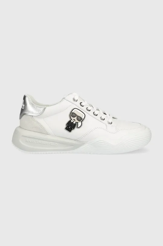 λευκό Δερμάτινα αθλητικά παπούτσια Karl Lagerfeld Kapri Run Γυναικεία
