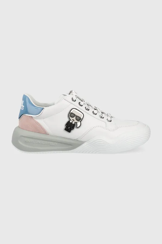 biały Karl Lagerfeld sneakersy skórzane KAPRI RUN KL62830.0PB Damski