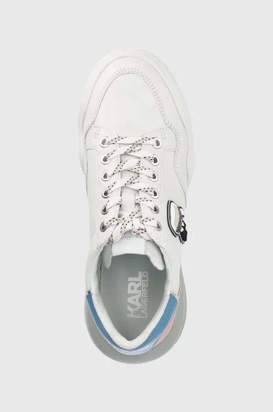 biały Karl Lagerfeld sneakersy skórzane KAPRI RUN KL62830.0PB