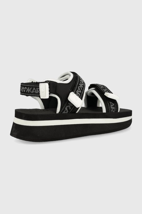 Karl Lagerfeld sandały VELOCITA WEDGE KC czarny