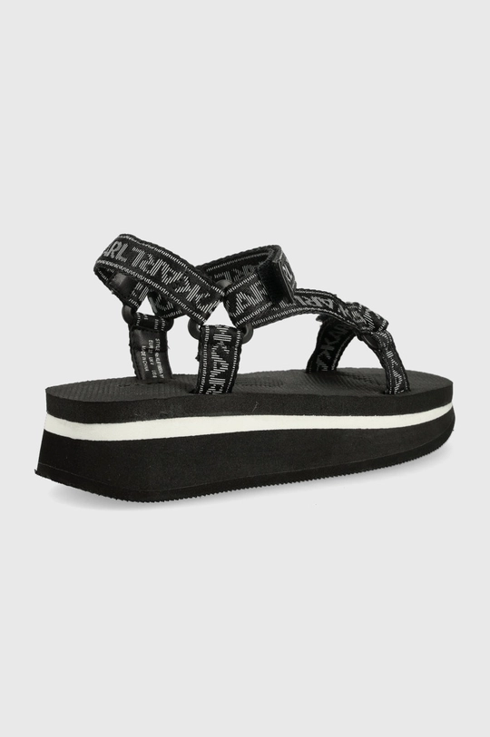 Сандалі Karl Lagerfeld Velocita Wedge чорний