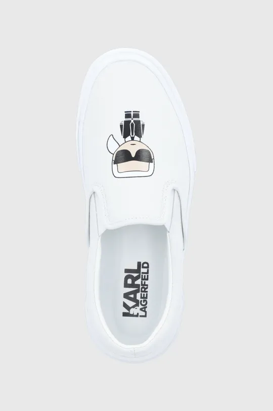 λευκό Πάνινα παπούτσια Karl Lagerfeld Kampus Iii
