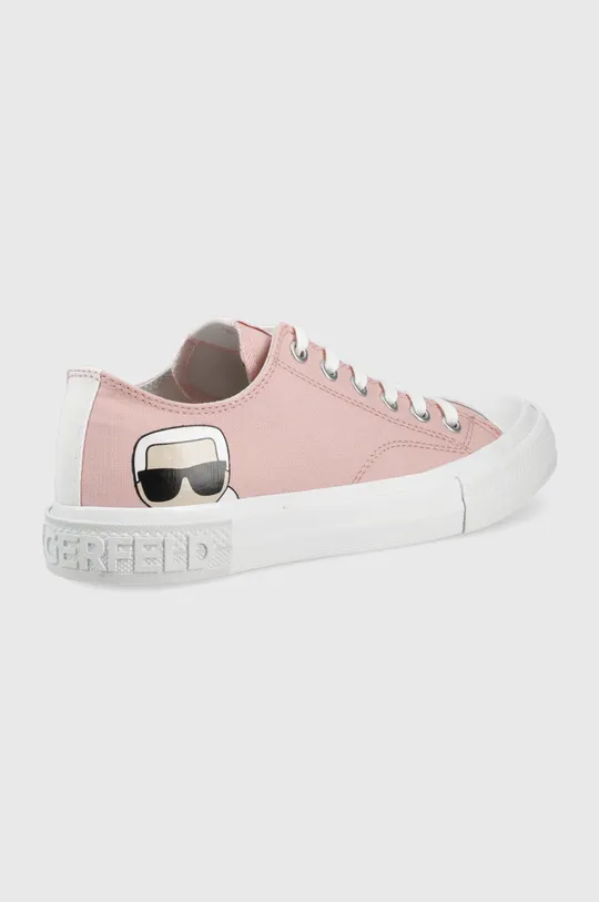 Πάνινα παπούτσια Karl Lagerfeld Kampus Iii ροζ