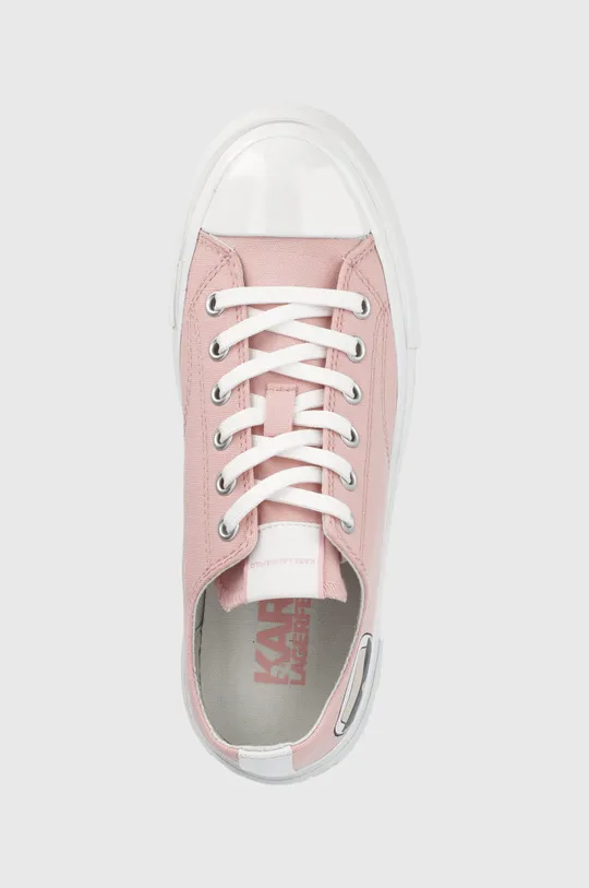 ροζ Πάνινα παπούτσια Karl Lagerfeld Kampus Iii