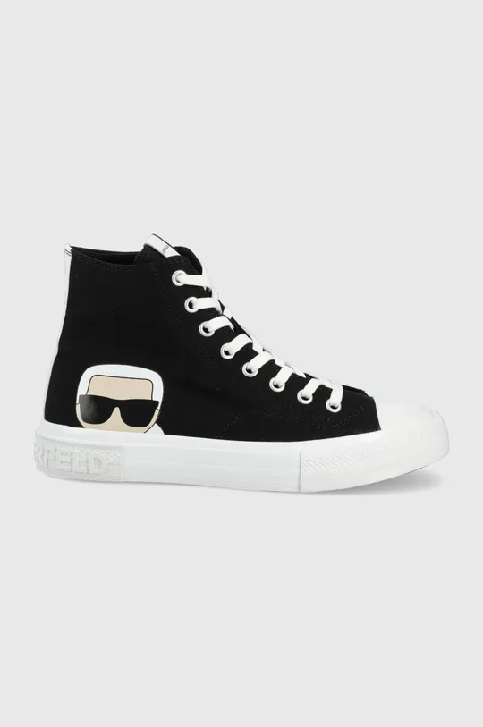 μαύρο Πάνινα παπούτσια Karl Lagerfeld Kampus Iii Γυναικεία
