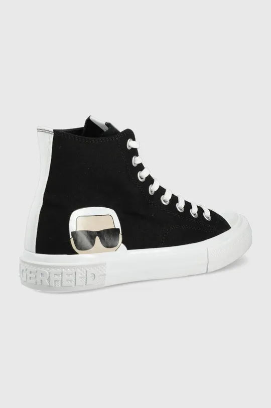 Πάνινα παπούτσια Karl Lagerfeld Kampus Iii μαύρο