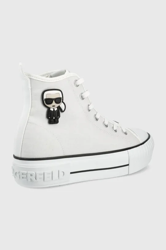 Πάνινα παπούτσια Karl Lagerfeld Kampus Max λευκό